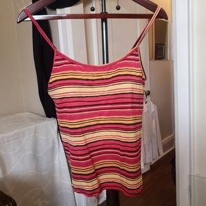 3/$20 striped tank / bathing suit top
